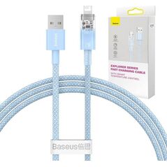 Kabel USB Baseus USB-A - Lightning 1 m Niebieski (CATS010003)