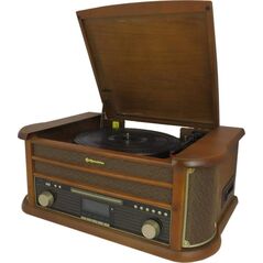 Gramofon Roadstar Gramofon Roadstar HIF-1993D+BT 33/45/78 RPM DAB CD