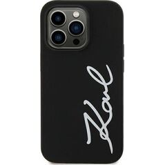 Karl Lagerfeld Etui Karl Lagerfeld KLHCN61SKSVGK Apple iPhone 11/XR czarny/black hardcase Silicone Signature