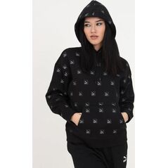 Puma Bluza damska Puma Brand Love AOP Hoodie FL czarna 535706 01 M
