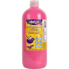 Strigo Farba plakatowa STRIGO w butelce, 1000 ml różowy