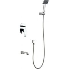 Bateria wannowa Blue Water Zestaw wannowy podtynkowy z wylewką i prysznicem LIWIA LIW-ZWP.200C