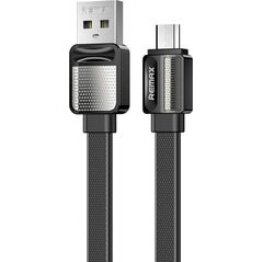 Kabel USB Remax USB-A - microUSB 1 m Czarny (RC-154m black)