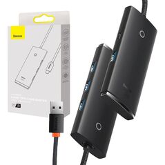 HUB USB Baseus HUB USB 4-portowy USB-C 25CM (25CM)
