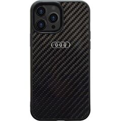 Audi Audi Carbon Fiber iPhone 14 Pro 6.1" czarny/black hardcase AU-TPUPCIP14P-R8/D2-BK
