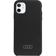Audi Audi Silicone Case iPhone 12/12 Pro 6.1" czarny/black hardcase AU-LSRIP12P-Q3/D1-BK
