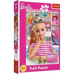 Trefl Puzzle 100 el. Poznaj Barbie