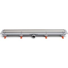 Werit-P JOMOTech Pakiet EXCLUSIVE 40 / Odpływ liniowy 650 mm / maskownica 2-stronna FLIS / mata WERIT 175-30650400-00