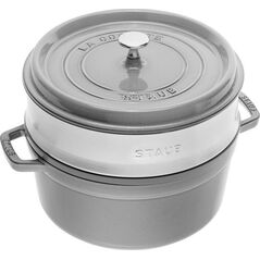 STAUB Garnek żeliwny okrągły z wkładem Staub