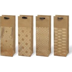 MFP paper torebka na prezent T12 kraft mix 76 (125x350x90) 5252703