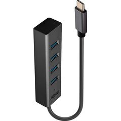 HUB USB Lindy LINDY USB 3.2 Typ C Hub 4 Port