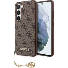 Guess Guess 4G Charms Collection - Etui Samsung Galaxy S23 (brązowy)