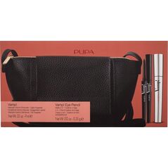 Pupa Kit Vamp! Set Pupa: Vamp!, Waterproof, Volumizing, Mascara, Black, 9 ml + Vamp!, Gel Eyeliner, Extra Black, 1.5 ml For Women