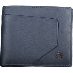 Piquadro Piquadro, Akron, Wallet, With Detachable Document Holder, Blue, For Men For Men