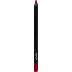 Gosh Gosh, Velvet Touch, Vegan, Waterproof, Contour, Lip Liner, 016, The Red, 1.2 g For Women