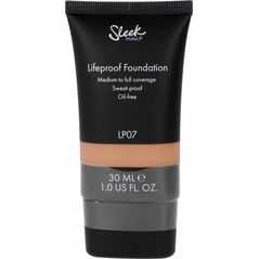 Sleek MakeUP Sleek MakeUP, Lifeproof, Oil Free, High Cover, Cream Foundation, Lp07, 30 ml For Women
