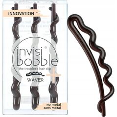 Invisibobble InvisiBobble, Waves, Hair Clip, Pretty Dark, 3 pcs For Women