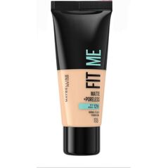 Maybelline  Maybelline, Fit Me Matte + Poreless, Liquid Foundation, 105, Natural Ivory, 30 ml For Women