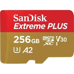 Karta WD Extreme Plus MicroSDXC 256 GB Class 10 UHS-I/U3 A2 V30 (SDSQXBD-256G-GN6MA)