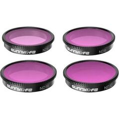 SunnyLife Zestaw 4 filtrów ND4+ND8+ND16+ND32 Sunnylife do Insta360 GO 3/2