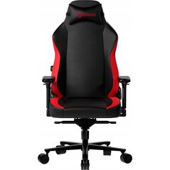 Fotel Lorgar LORGAR Embrace 533, Gaming chair, PU eco-leather, 1.8 mm metal frame, multiblock mechanism, 4D armrests, 5 Star aluminium base, Class-4 gas lift, 75mm PU casters, Black + red