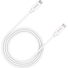 Kabel USB Canyon CANYON Kabel USB-C/USB-C, UC-44, 40Gbps, 240W, 1m, Biały