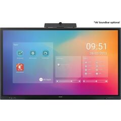 System interaktywny NEC PN-LC652 - 65", interactive display, UHD, 350 cd/m2, Infrared, 20 touch points, OPS Slot, Android SoC, USB-C, HDMI-out.