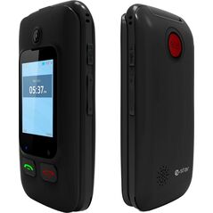 Telefon komórkowy Estar Digni Flip by eSTAR Clamshell Phone 2.4''+ 1.77" Juodas