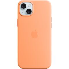 Apple Etui Apple silikonowe z MagSafe do iPhone 15 Plus pomarańczowy sorbet