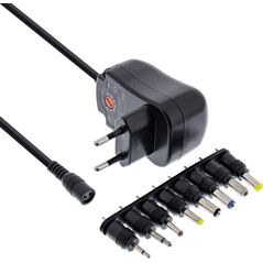 Zasilacz do laptopa InLine InLine® Universal power supply 12W, 110-240V to 3-12V, max. 1200mA