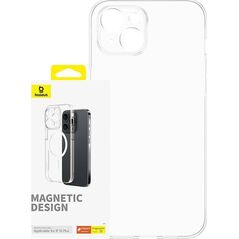 Baseus Magnetyczne Etui na telefon iPhone 15 Plus Baseus OS-Lucent Series (Przezroczysty)