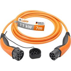 Kabel do ładowania samochodów LAPP Typu 2, do 11 kW, 7 m, pomarańczowy (5555934029)