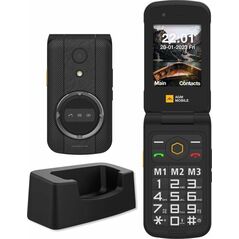 Telefon komórkowy BigBuy Telefon komórkowy M8 Flip Czarny 2,4" 128 MB