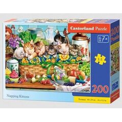 Castorland Puzzle 200 Napping Kittens CASTOR