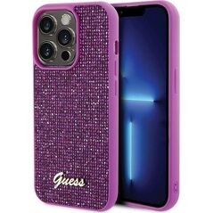 Guess Guess GUHCP15LPMSDGSF iPhone 15 Pro 6.1" fuksja/fuschia hardcase Disco Metal Script