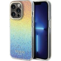 Guess Guess GUHCP15LHDECMI iPhone 15 Pro 6.1" wielokolorowy hardcase IML Faceted Mirror Disco Iridescent