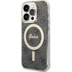 Guess Guess GUHMP15XH4STK iPhone 15 Pro Max 6.7" czarny/black hardcase IML 4G MagSafe