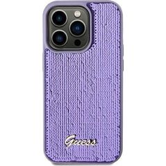 Guess Guess GUHCN61PSFDGSU iPhone 11 / Xr 6.1" fioletowy/purple hardcase Sequin Script Metal