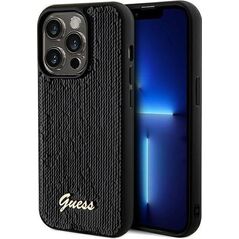 Guess Guess GUHCP14XPSFDGSK iPhone 14 Pro Max 6.7" czarny/black hardcase Sequin Script Metal