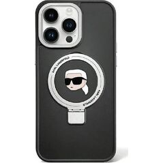 Karl Lagerfeld Karl Lagerfeld KLHMP15MHMRSKHK iPhone 15 Plus 6.7" czarny/black hardcase Ring Stand Karl Head MagSafe