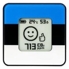 SMART HOME AIR QUALITY SENSOR/BLACK/FLEE AIRV-FLEE AIRVALENT