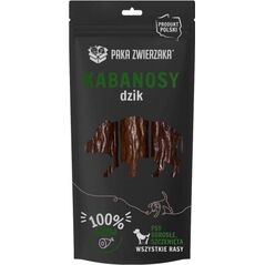 Paka Zwierzaka PAKA ZWIERZAKA- Kabanosy z dzika 3 szt (80g)
