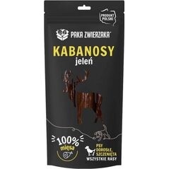 Paka Zwierzaka PAKA ZWIERZAKA- Kabanosy z jelenia 3 szt (80g)