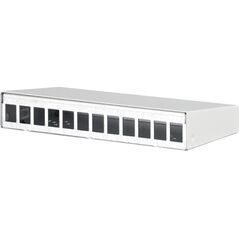 Metz METZ CONNECT Obudowa AP Keystone 12 portów czysta biel RAL9010
