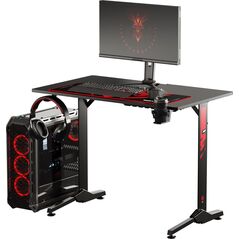 Biurko Diablo X-Mate 1000 Czarno-Czerwone 100 cmx60 cm