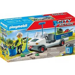 Playmobil Zestaw z figurkami City Action 71433 Sprzątanie miasta samochodem elektryczny