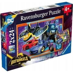 Ravensburger Puzzle 2x24 elementy Batwheels