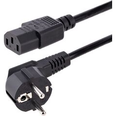 Kabel zasilający StarTech Cable StarTech EU Shuko to C13 3m Black