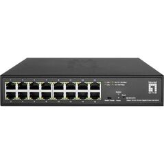 Switch LevelOne LevelOne GES-2216 łącza sieciowe Zarządzany L2 Gigabit Ethernet (10/100/1000) Czarny