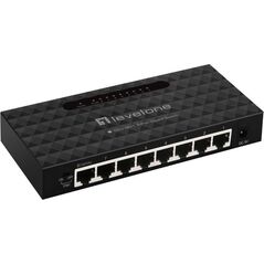 Switch LevelOne LevelOne GEU-0821 łącza sieciowe Zarządzany Gigabit Ethernet (10/100/1000)